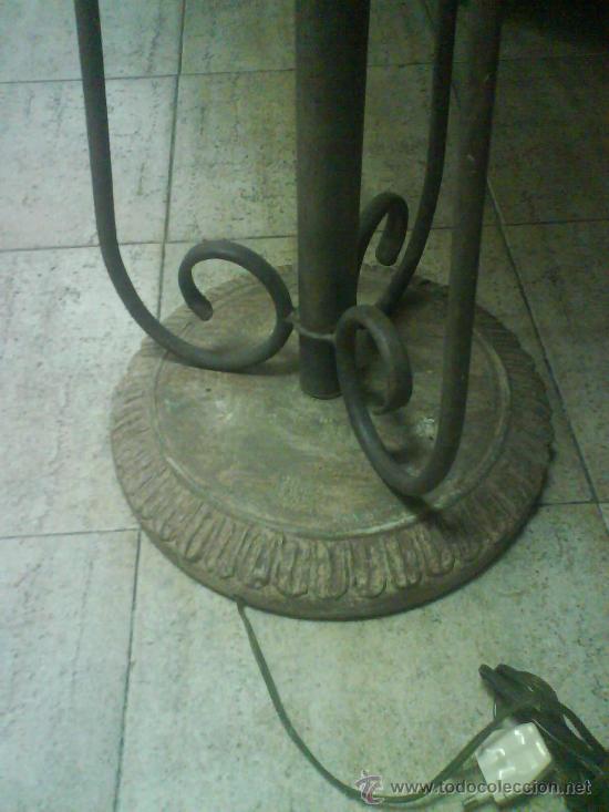 Antig&uuml;edades: LAMPARA DE PIE CON TULIPA - Foto 4