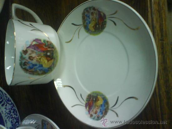 Antig&uuml;edades: TAZAS DE CHOCOLATE - Foto 2