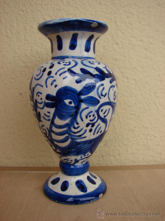 Antig&uuml;edades: FLORERO DE CERAMICA ANTIGUO - Foto 1
