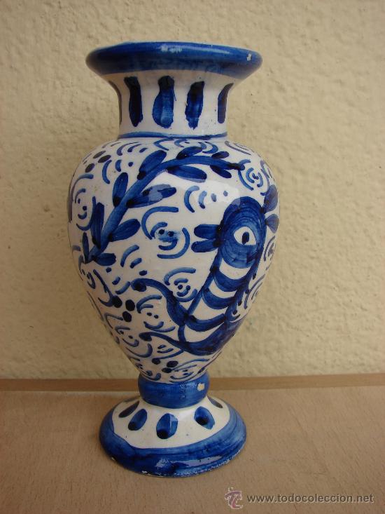 Antig&uuml;edades: FLORERO DE CERAMICA ANTIGUO - Foto 2