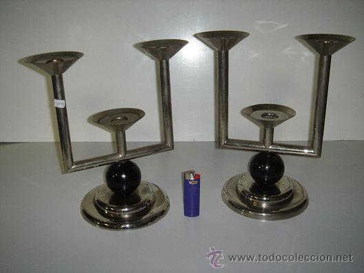 Antig&uuml;edades: candelabros de estilo art deco - Foto 1