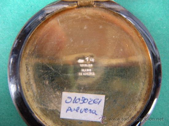 Antig&uuml;edades: ANTIGUA POLVERA EN PLATA Y ESMALTE VITRIFICADO - Foto 3