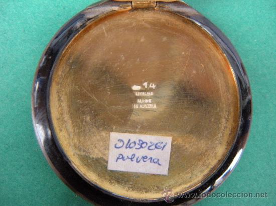 Antig&uuml;edades: ANTIGUA POLVERA EN PLATA Y ESMALTE VITRIFICADO - Foto 2