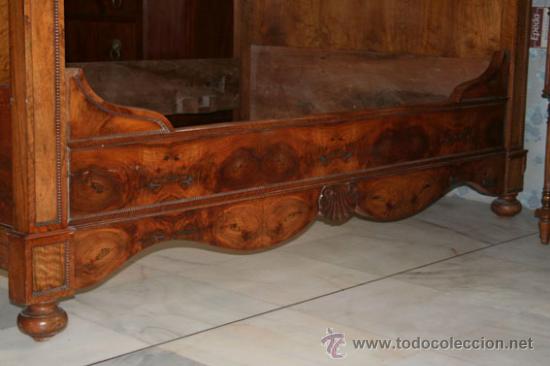 Antig&uuml;edades: CAMA TRANSICI&Oacute;N,NOGAL REF.4724 - Foto 2