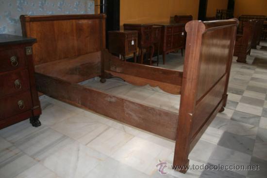 Antig&uuml;edades: CAMA TRANSICI&Oacute;N,NOGAL REF.4724 - Foto 6