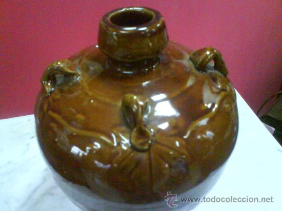 Antig&uuml;edades: ANTIGUO JARRON ORIENTAL DE BARRO - Foto 2