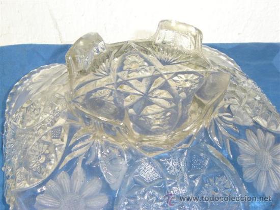 Antig&uuml;edades: centro de cristal tallado - Foto 3