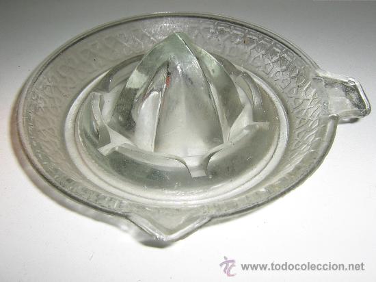 Antig&uuml;edades: ANTIGUO EXPRIMIDOR DE CRISTAL - Foto 2