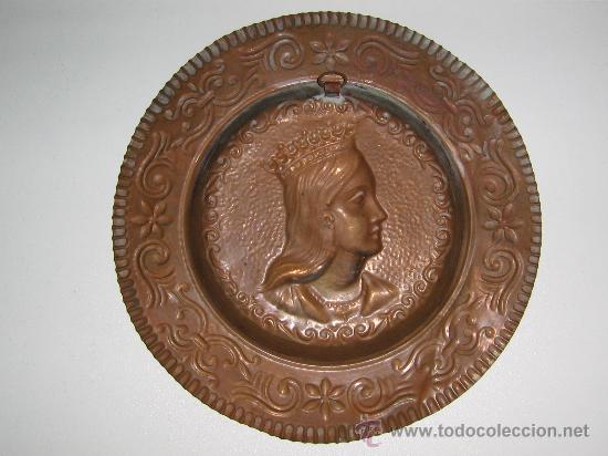 Antig&uuml;edades: ANTIGUO PLATO DE COBRE - Foto 2
