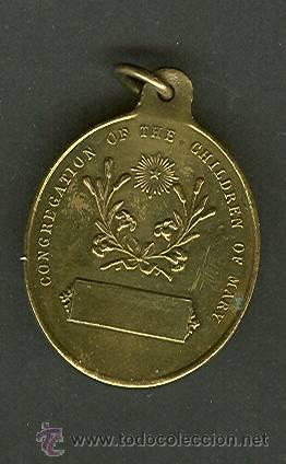 Antig&uuml;edades: MEDALLA  RELIGIOSA. INSCRIPCIONES EN INGLES - Foto 2