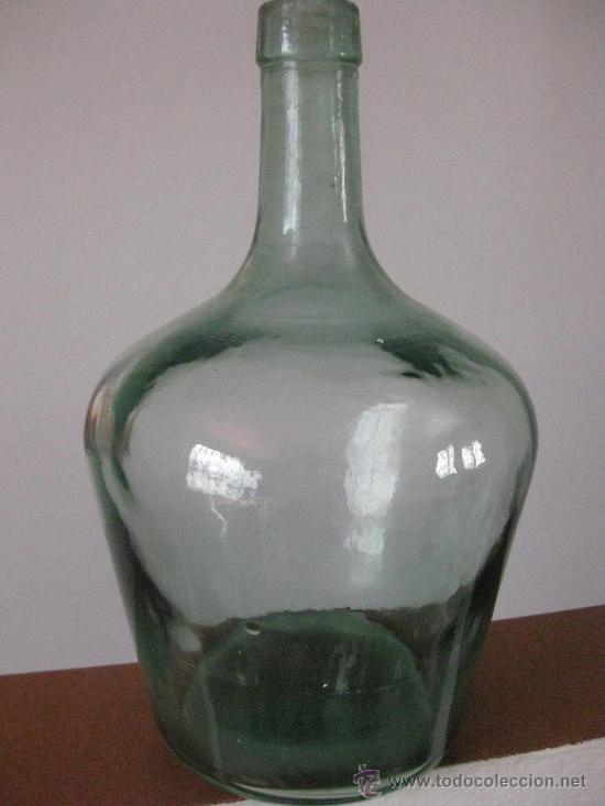 Antiguidades: GARRAFITA DE CRISTAL CON MARCAS EN RELIEVE EN LA BOCA -MUY BONITA