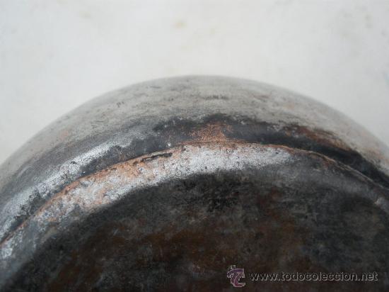 Antig&uuml;edades: ANTIGUA OLLA DE COBRE CON ASA. - Foto 5