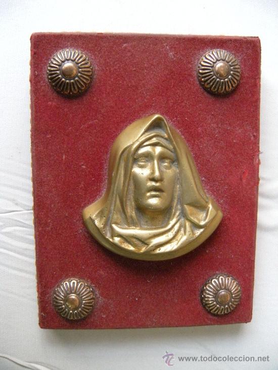 Antig&uuml;edades: METOPA CON VIRGEN EN BRONCE - Foto 1