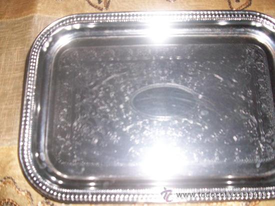 Antig&uuml;edades: bandeja plateada - Foto 2