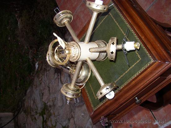 Antig&uuml;edades: CURIOSA L&Aacute;MPARA DE TECHO 20 CMS (SIN CADENA) 15 CMS DE BRAZO - Foto 2