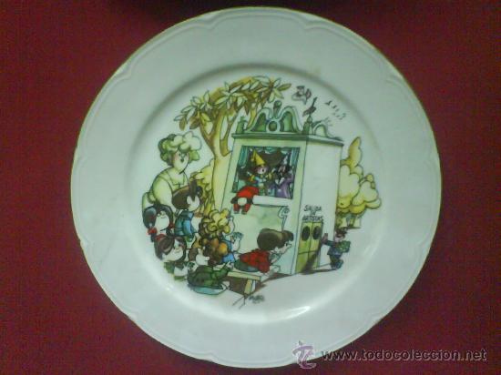 Antig&uuml;edades: PLATO DE PORCELANA MINGOTE - Foto 1