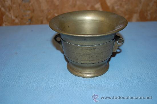 Antig&uuml;edades: ANTIGUO MORTERO ALMIREZ EN BRONCE CIRCA 1900 - Foto 2