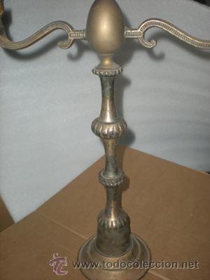 Antig&uuml;edades: CANDELABRO 2 BRAZOS - Foto 3