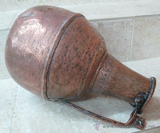 Antig&uuml;edades: ANTIGUO CANTARO DE COBRE - Foto 1