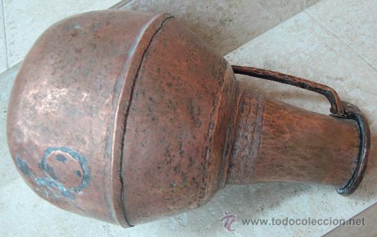 Antig&uuml;edades: ANTIGUO CANTARO DE COBRE - Foto 3