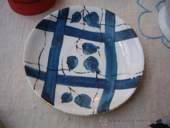 Antig&uuml;edades: Plato peque&ntilde;o sin marca - Foto 1