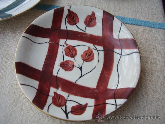 Antig&uuml;edades: Plato peque&ntilde;o sin marca - Foto 1