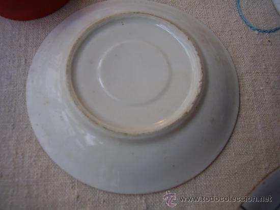 Antig&uuml;edades: Plato peque&ntilde;o sin marca - Foto 2