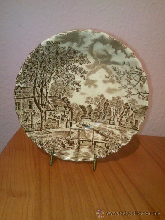 Antig&uuml;edades: plato de decoracion antiguo - Foto 3