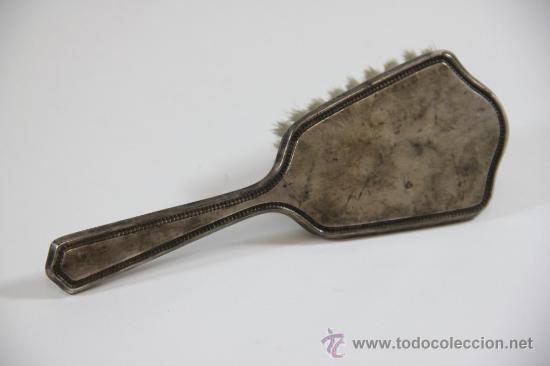 Antig&uuml;edades: Cepillo de plata Art Deco. 1930-40 - Foto 2