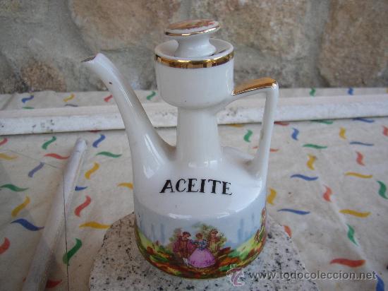 Antig&uuml;edades: ACEITERA DE CER&Aacute;MICA , se&ntilde;a Sajonia, 15 cms - Foto 1