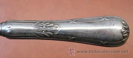 Antig&uuml;edades: ANTIGUO TENEDOR MANGO DE PLATA.   . ENVIO  GRATIS&iexcl;&iexcl;&iexcl; - Foto 4