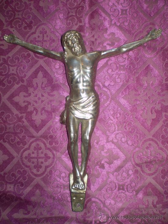 Antig&uuml;edades: CRISTO  NIQUELADO - Foto 1