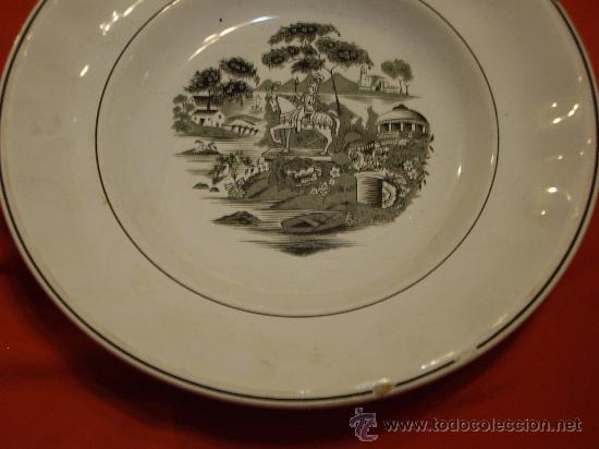 Antig&uuml;edades: PLATO DE PORCELANA ARADAS AVEIRO - Foto 4