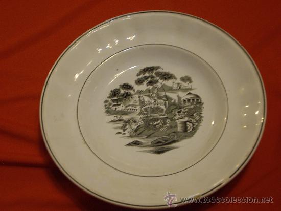 Antig&uuml;edades: PLATO DE PORCELANA ARADAS AVEIRO - Foto 5