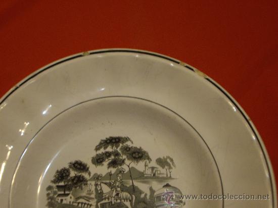 Antig&uuml;edades: PLATO DE PORCELANA ARADAS AVEIRO - Foto 3