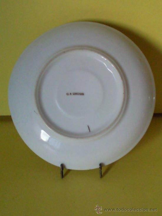 Antig&uuml;edades: limoges precioso plato - Foto 4