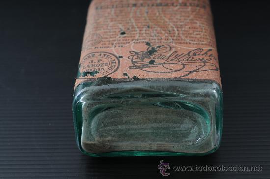 Antig&uuml;edades: Botella de vidrio de farmacia - Foto 4