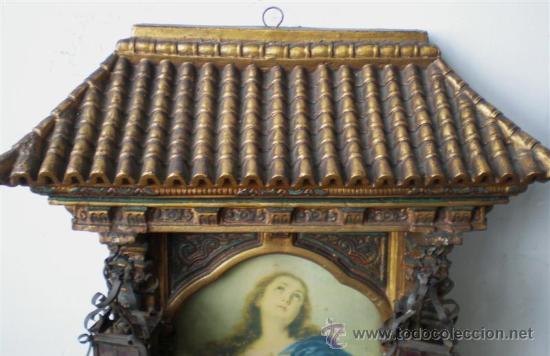 Antig&uuml;edades: ALTAR de estuco .. Los faroles de chapa - Foto 2