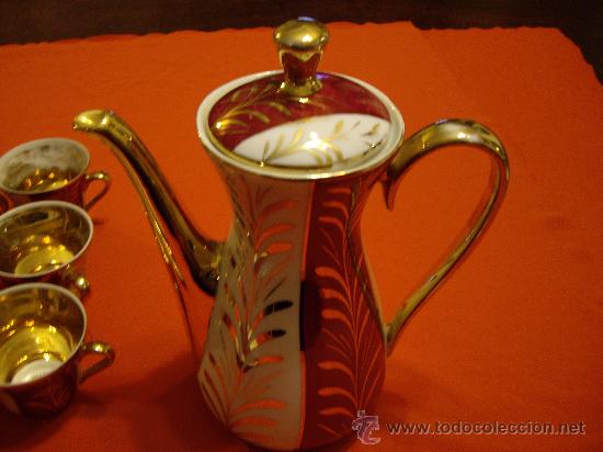 Antig&uuml;edades: JUEGO DE CAFE DE PORCELANA - Foto 5