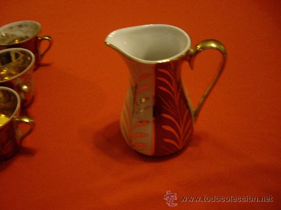 Antig&uuml;edades: JUEGO DE CAFE DE PORCELANA - Foto 6