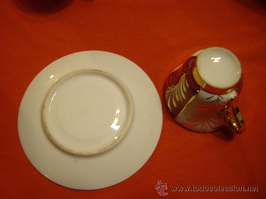 Antig&uuml;edades: JUEGO DE CAFE DE PORCELANA - Foto 7