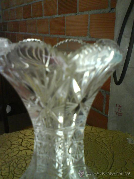 Antig&uuml;edades: JARRON DE CRISTAL TALLADO - Foto 2