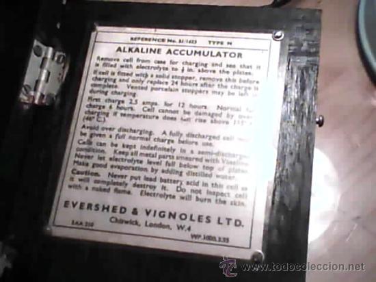 Antig&uuml;edades: OHMMETER  EVERSHED&VIGNOLES (OHMIMETRO) - Foto 3