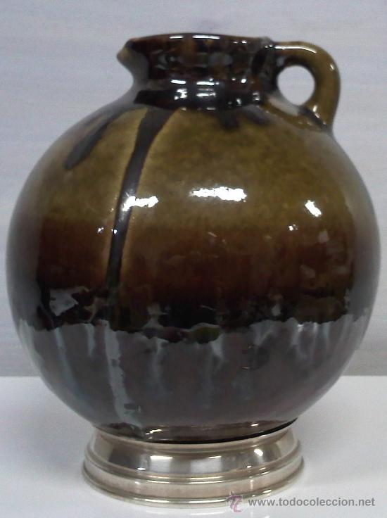 Antig&uuml;edades: Cer&aacute;mica con base de plata con contrastes - Foto 1