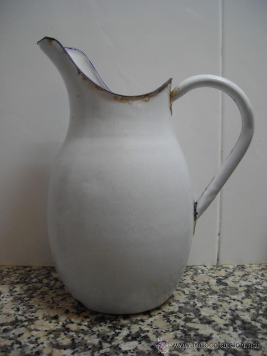 Antig&uuml;edades: ANTIGUA JARRA ESMALTADA - Foto 1