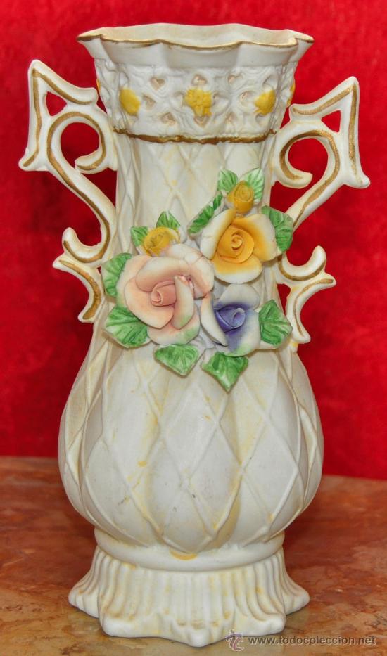 Antig&uuml;edades: JARR&Oacute;N EN PORCELANA PINTADA. - Foto 1