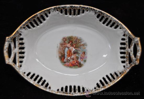 Antig&uuml;edades: BANDEJA DE PORCELANA DE APROX. 1900 - Foto 1