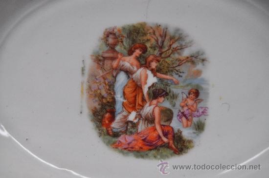 Antig&uuml;edades: BANDEJA DE PORCELANA DE APROX. 1900 - Foto 2
