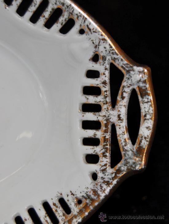 Antig&uuml;edades: BANDEJA DE PORCELANA DE APROX. 1900 - Foto 3