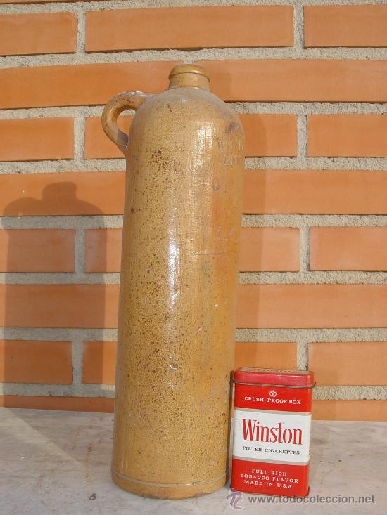 Antig&uuml;edades: WYNAND FOCKINK - AMSTERDAM - ANTIGUO CANECO DE GINEBRA - HOLANDA - C.1880 - CERAMICA GRES -